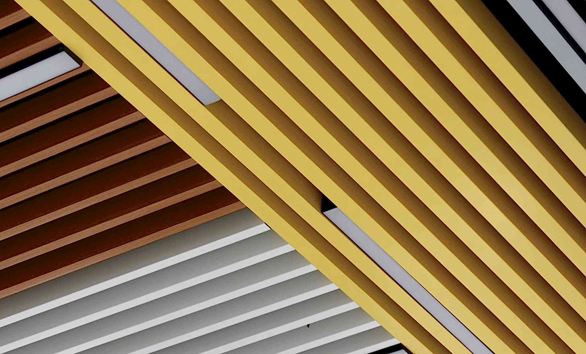 Standart Renklerde Baffle Tavan